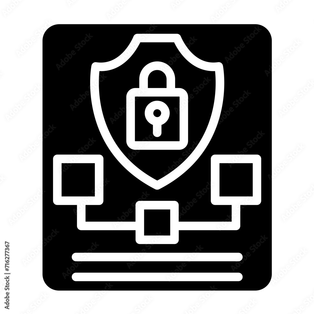 Security Planning Icon Style Security Planning Icon Style