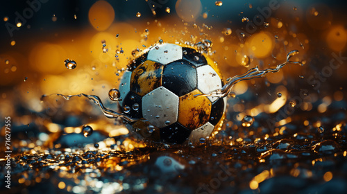 soccer ball on fire © Ahmad
