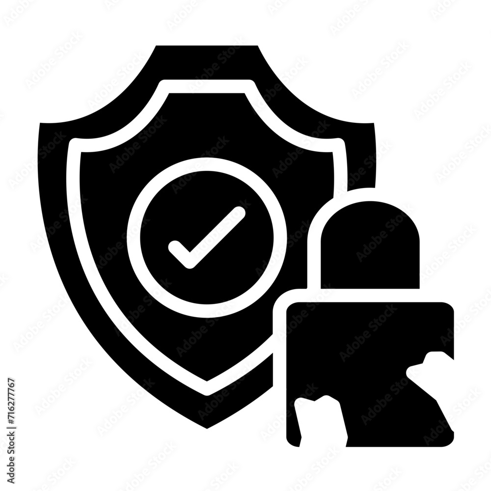 Breach Security Measures Icon Style Breach Security Measures Icon Style