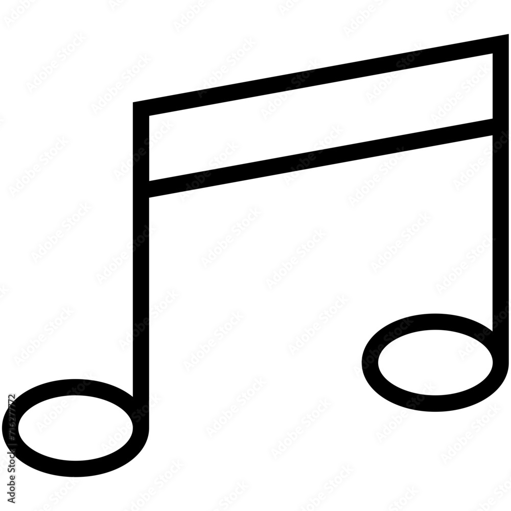 Musical Note Vector Icon Musical Note Vector Icon