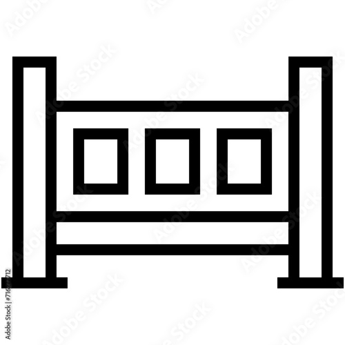 Crib Vector Icon 