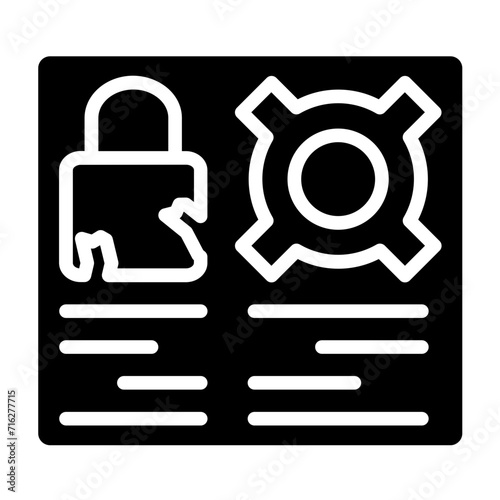 Breach Incident Report Icon Style