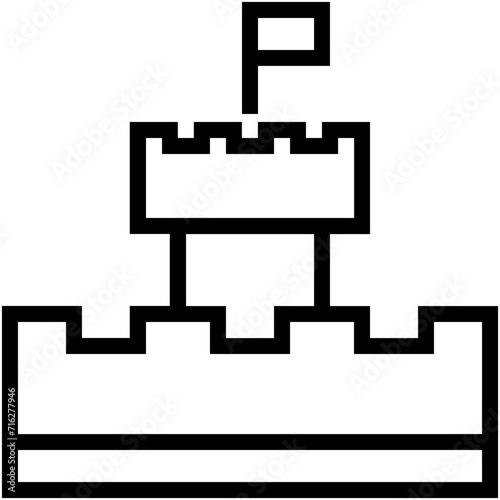 Institute Building Vector Icon