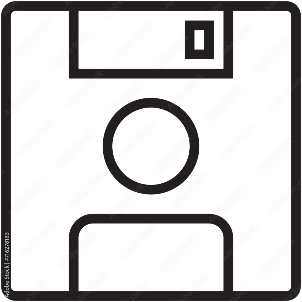 Floppy Vector Icon Floppy Vector Icon