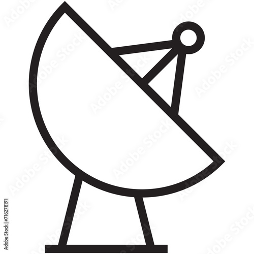Satellite Dish Vector Icon
