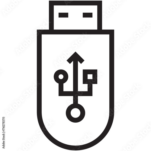 Usb Vector Icon
