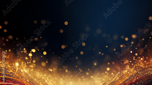 Abstract festive and new year background with stunning soft bokeh lights and shiny elements