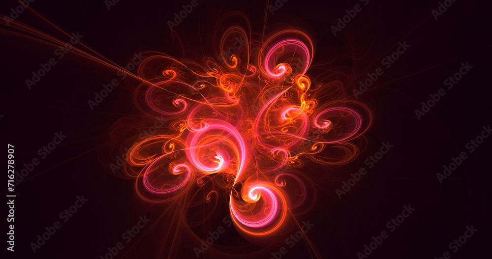 3D manual rendering abstract fantasy light fractal background 3D manual rendering abstract fantasy light fractal background