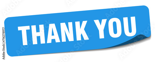 thank you sticker. thank you label