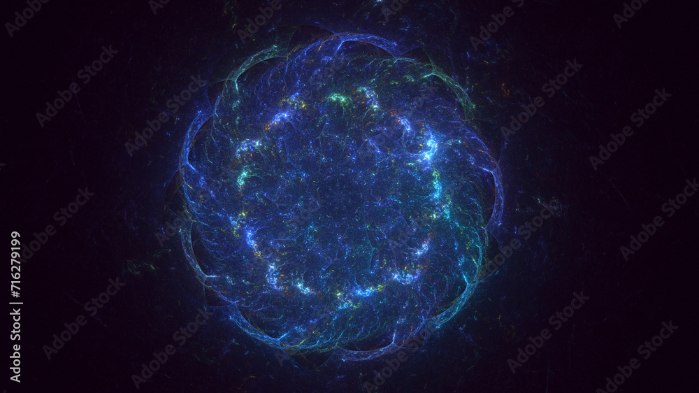 3D manual rendering abstract circle light background 3D manual rendering abstract circle light background
