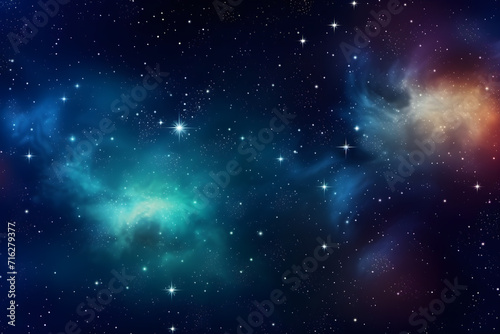 Nebula and galaxy with star and space dust in the universe and deep planet night sky background