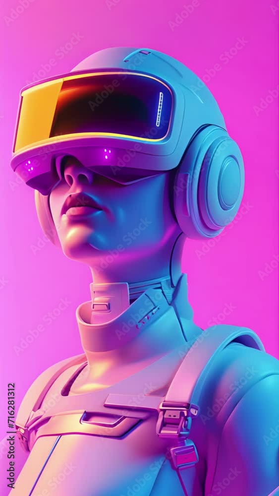 Cartoon digital avatars of TechnoTopia Cartoon digital avatars of TechnoTopia