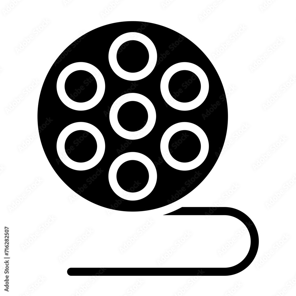 Film Reel Icon Style