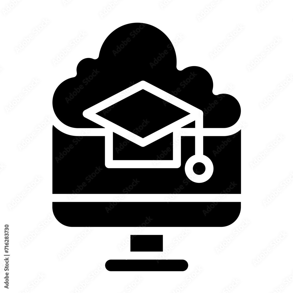 Classroom Technology Icon Style Classroom Technology Icon Style