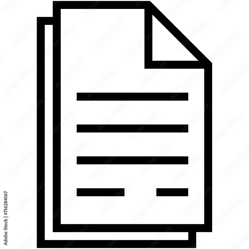 Document Vector Icon Document Vector Icon