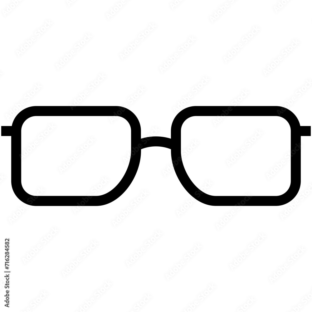 Glasses Vector Icon Glasses Vector Icon