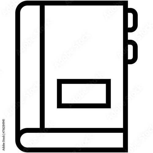 Notebook Vector Icon