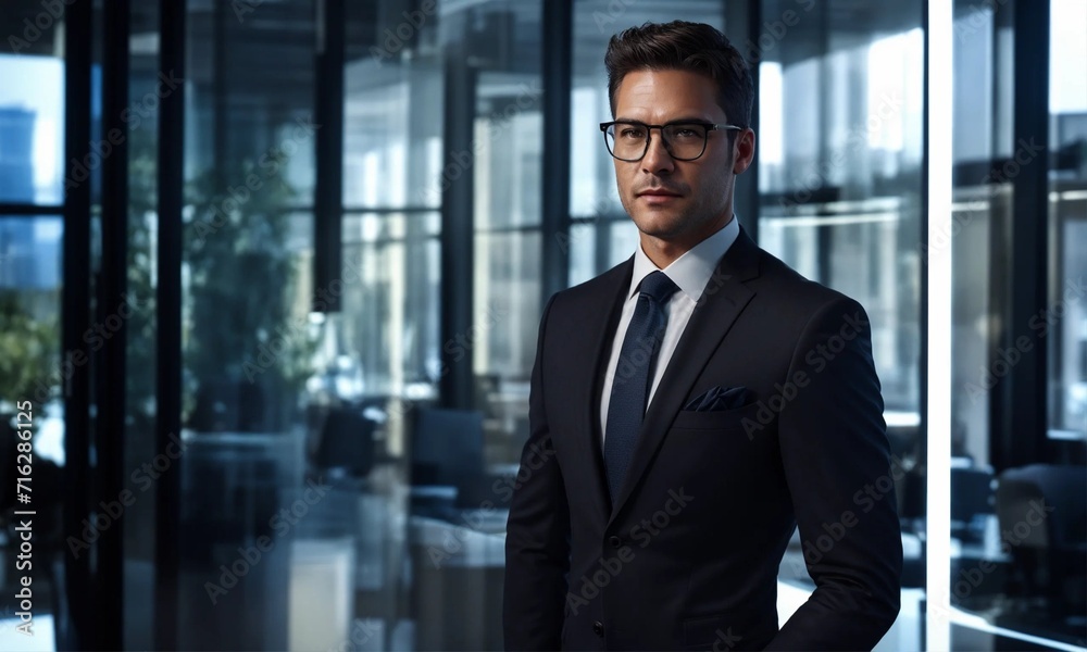 Fototapeta premium businessman in the office