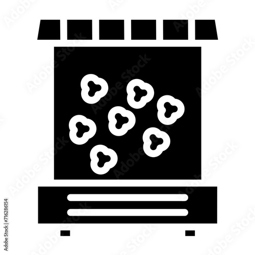 Air popcorn popper Icon Style