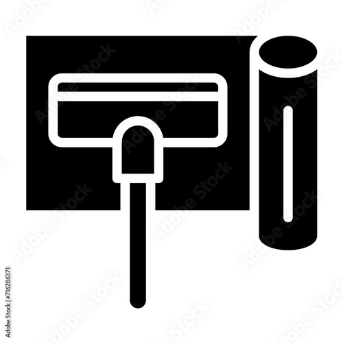 Carpet sweeper Icon Style