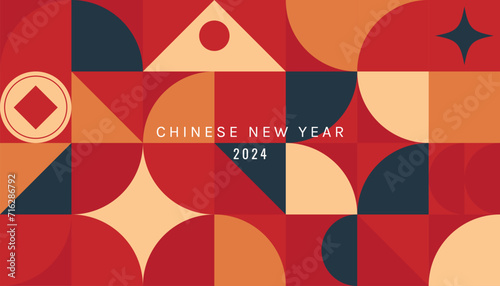 Happy Chinese New Year luxury style pattern background vector. 