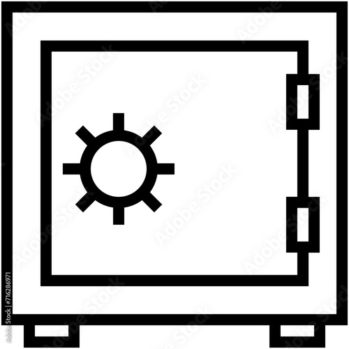 Bank Vault Vector Icon
