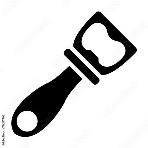 Bottle Opener Icon Style