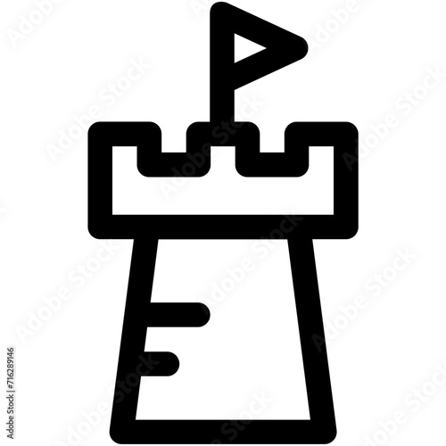 Castle Vector Icon