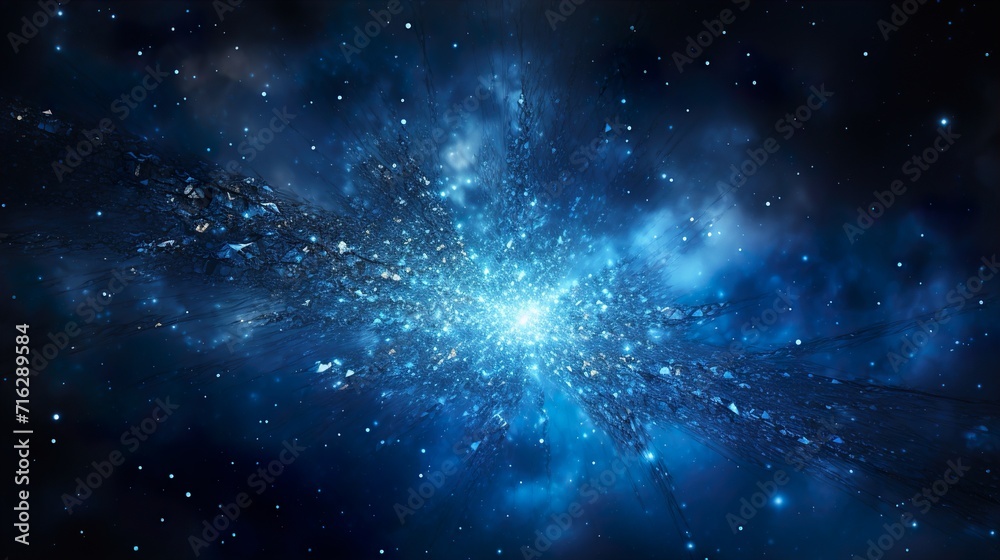 Naklejka premium background with stars