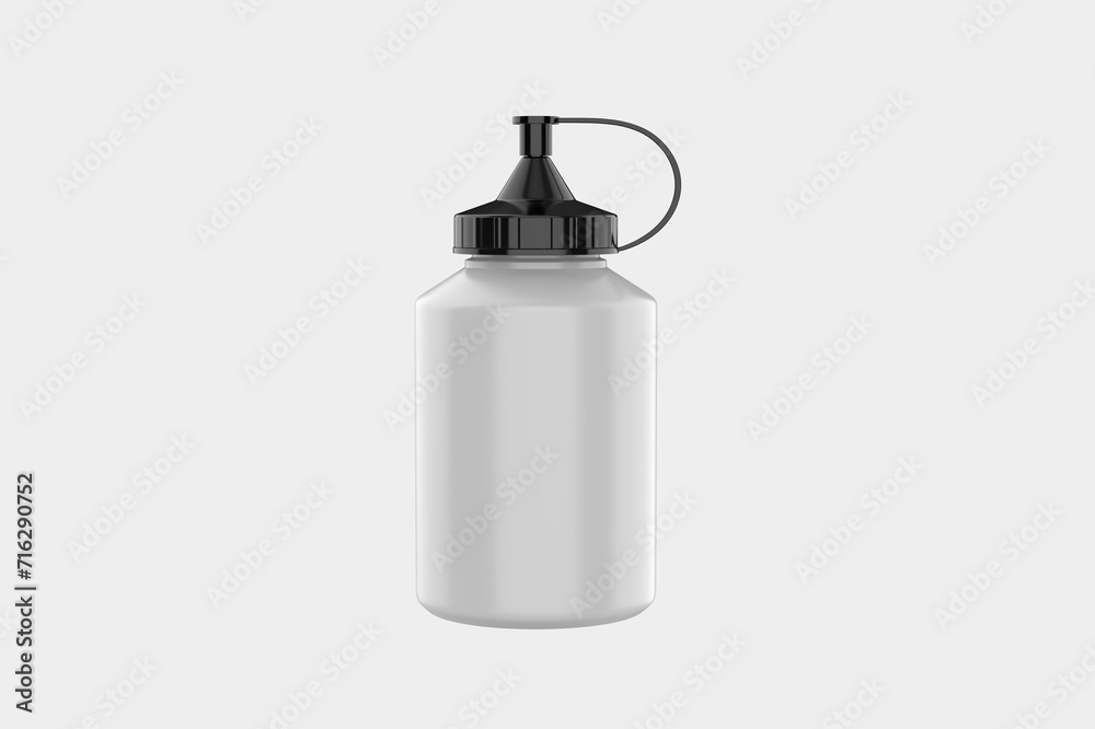 Dispenser Bottle Mockup Isolated On White Background.3d illustration Dispenser Bottle Mockup Isolated On White Background.3d illustration