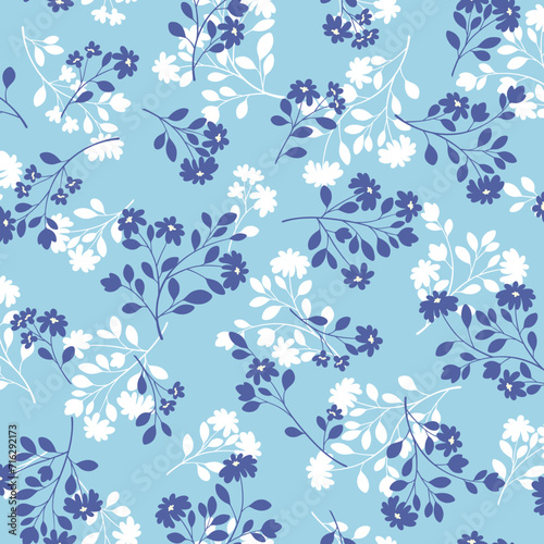 Cute floral pattern perfect for textile design 
