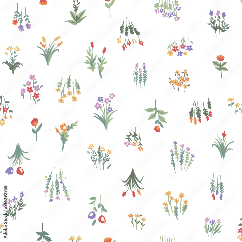 Cute floral pattern perfect for textile design, Cute floral pattern perfect for textile design,