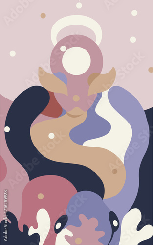 Abstract background poster. Good for fashion fabrics, postcards, email header, wallpaper, banner, events, covers, posters, advertising, and more. Women's day, mother's day background.