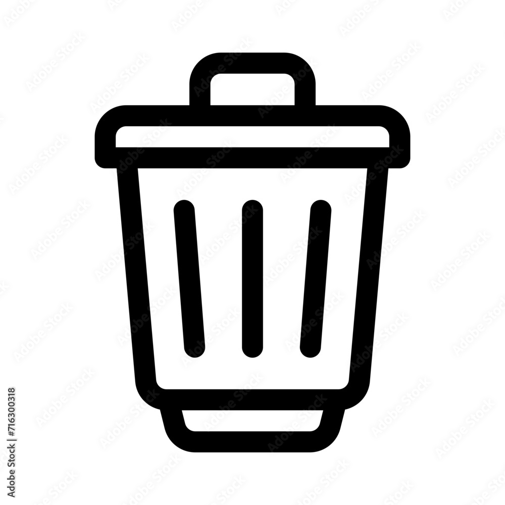 trash line icon trash line icon