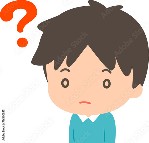 呆気にとられる男性