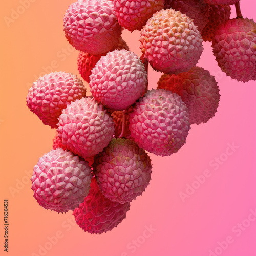 Floating Segmented Lychee: Commerce-Centric Photography