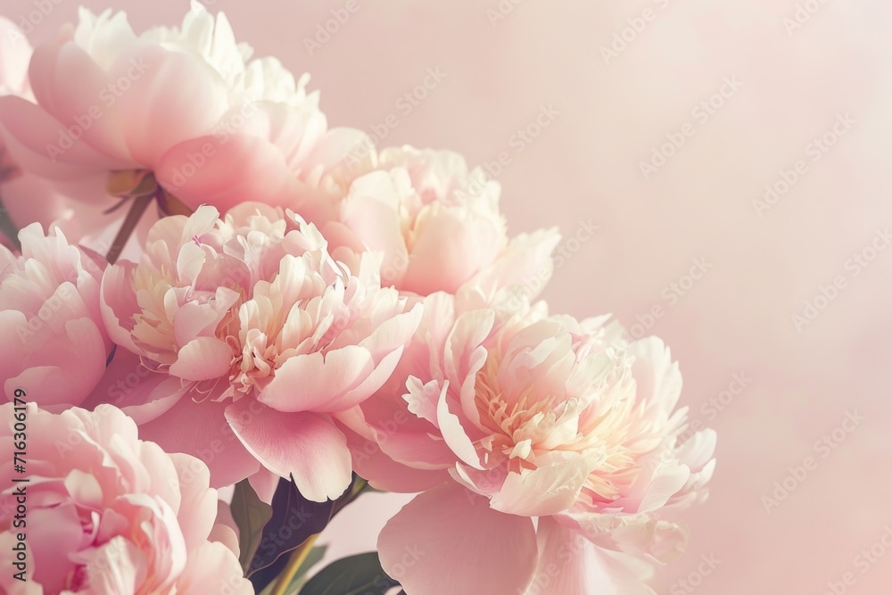 A bunch of pink flowers in a vase. Suitable for home decor or floral arrangements