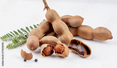 tamarind fruit high resolution images on white background