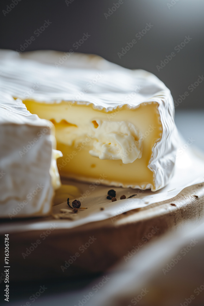 Delicious Camembert Cheese Close Up Delicious Camembert Cheese Close Up