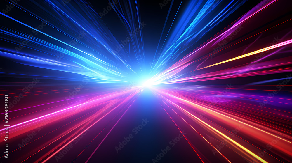 Glowing shiny lines effect vector background, technology lines background and light effect, 3D rendering Glowing shiny lines effect vector background, technology lines background and light effect, 3D rendering