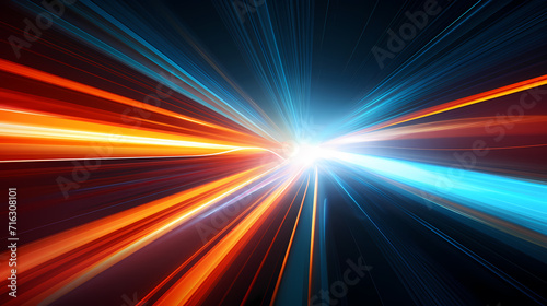 Glowing shiny lines effect vector background, technology lines background and light effect, 3D rendering