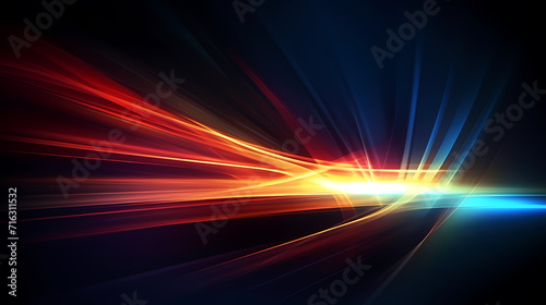 Glowing shiny lines effect vector background  technology lines background and light effect  3D rendering