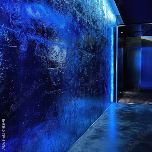 Machine Surface in Rich Cobalt Wall with Metallic Linings