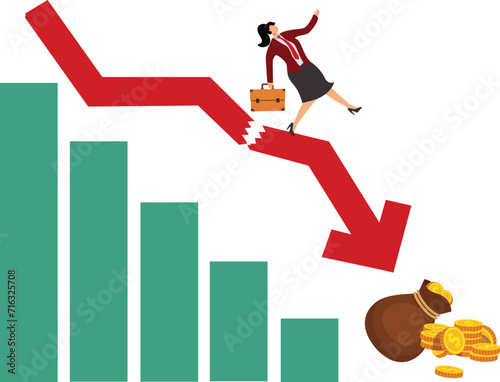 Financial Crisis, Inflation Economics, Abstract, Accidents and Disasters, Businesswoman