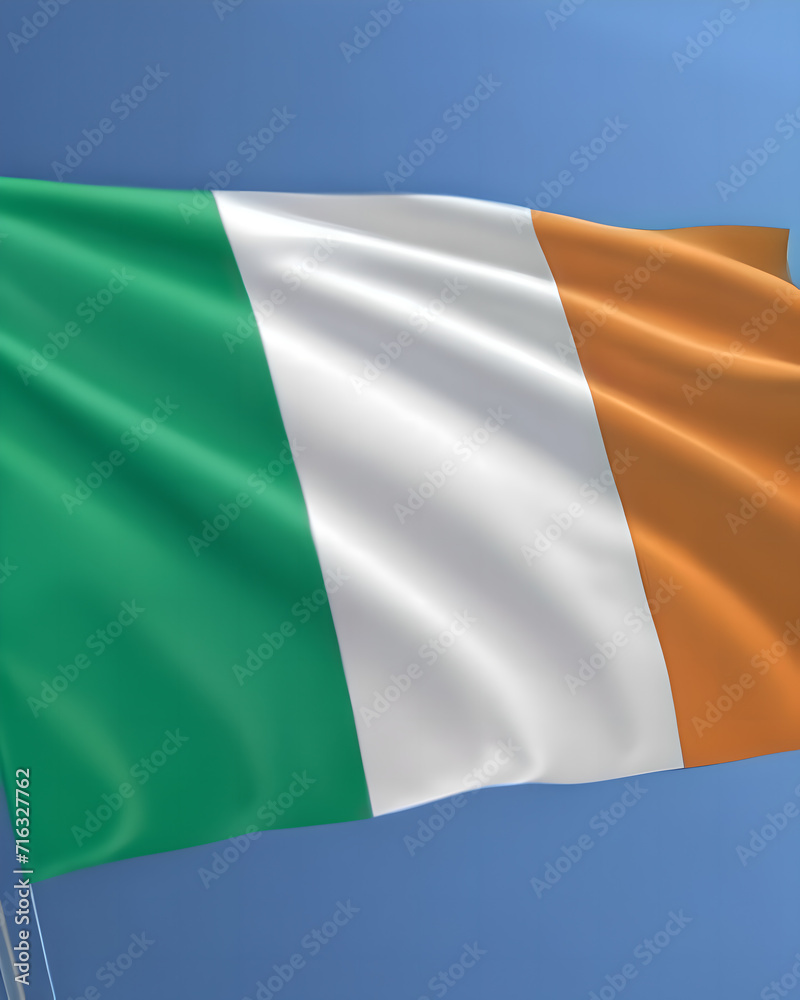 Obraz premium Ireland Flag