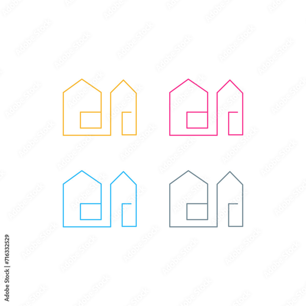 REAL ESTATE DEVELOPMENT SIGN SYMBOL LOGO VECTOR CLIPART ILLUSTRATION REAL ESTATE DEVELOPMENT SIGN SYMBOL LOGO VECTOR CLIPART ILLUSTRATION