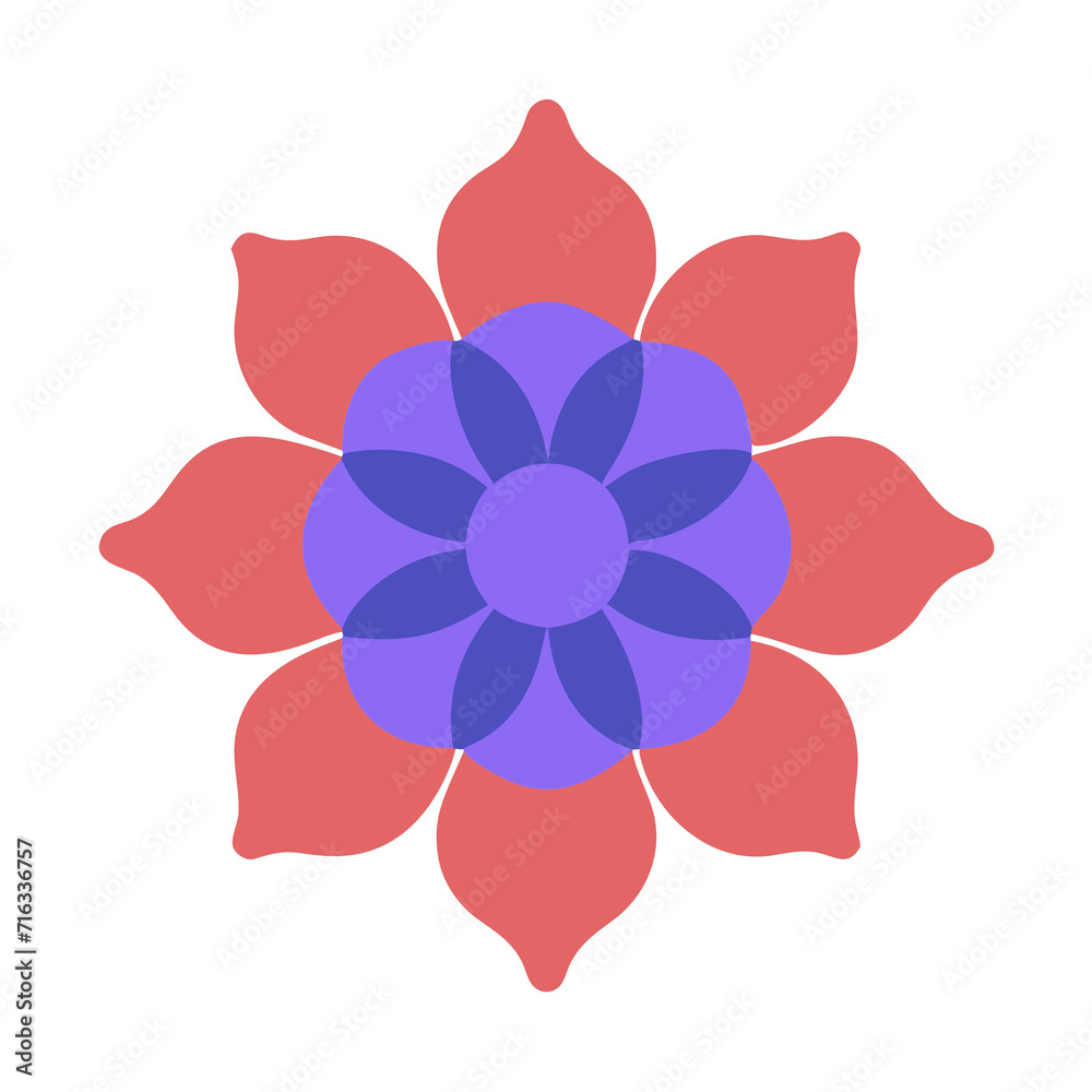 Beautiful flower shape design for various decorations. Beautiful flower shape design for various decorations.