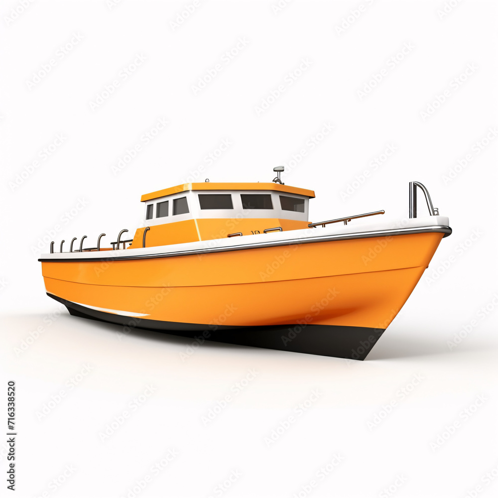 boat isolated on a white background