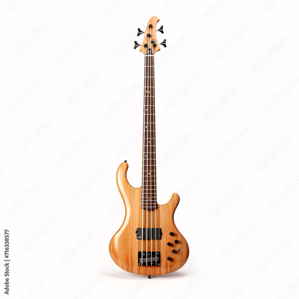 bass isolated on a white background