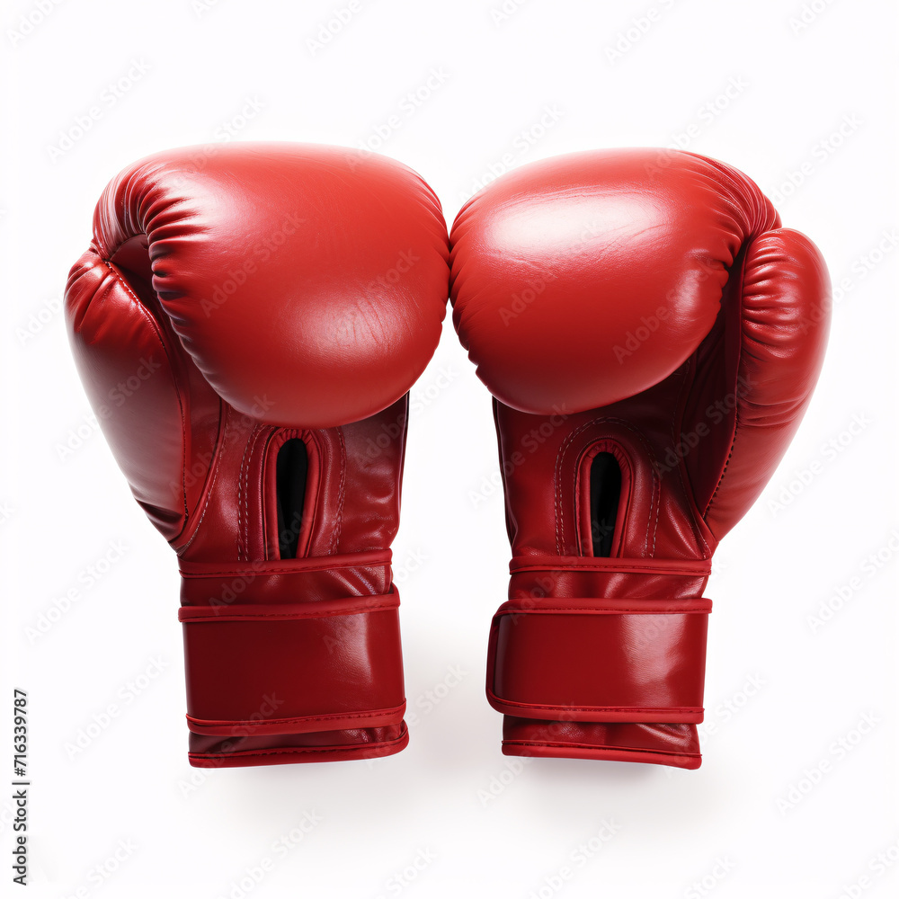 boxing gloves isolated on a white background